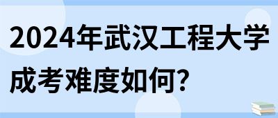 2024年武汉工程大学成考难度如何？