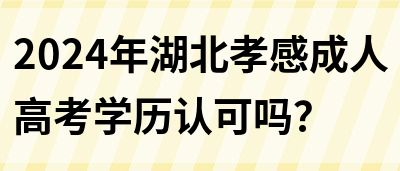 2024年湖北孝感成人高考学历认可吗？(图1)